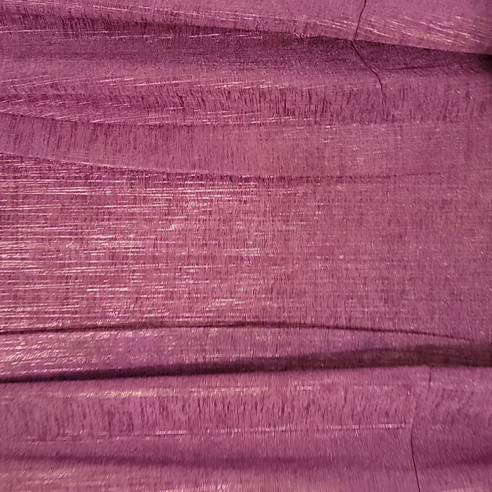 Susan Graver Plum Two-Piece Open Cardigan and Tank Set - Picture 2 of 6